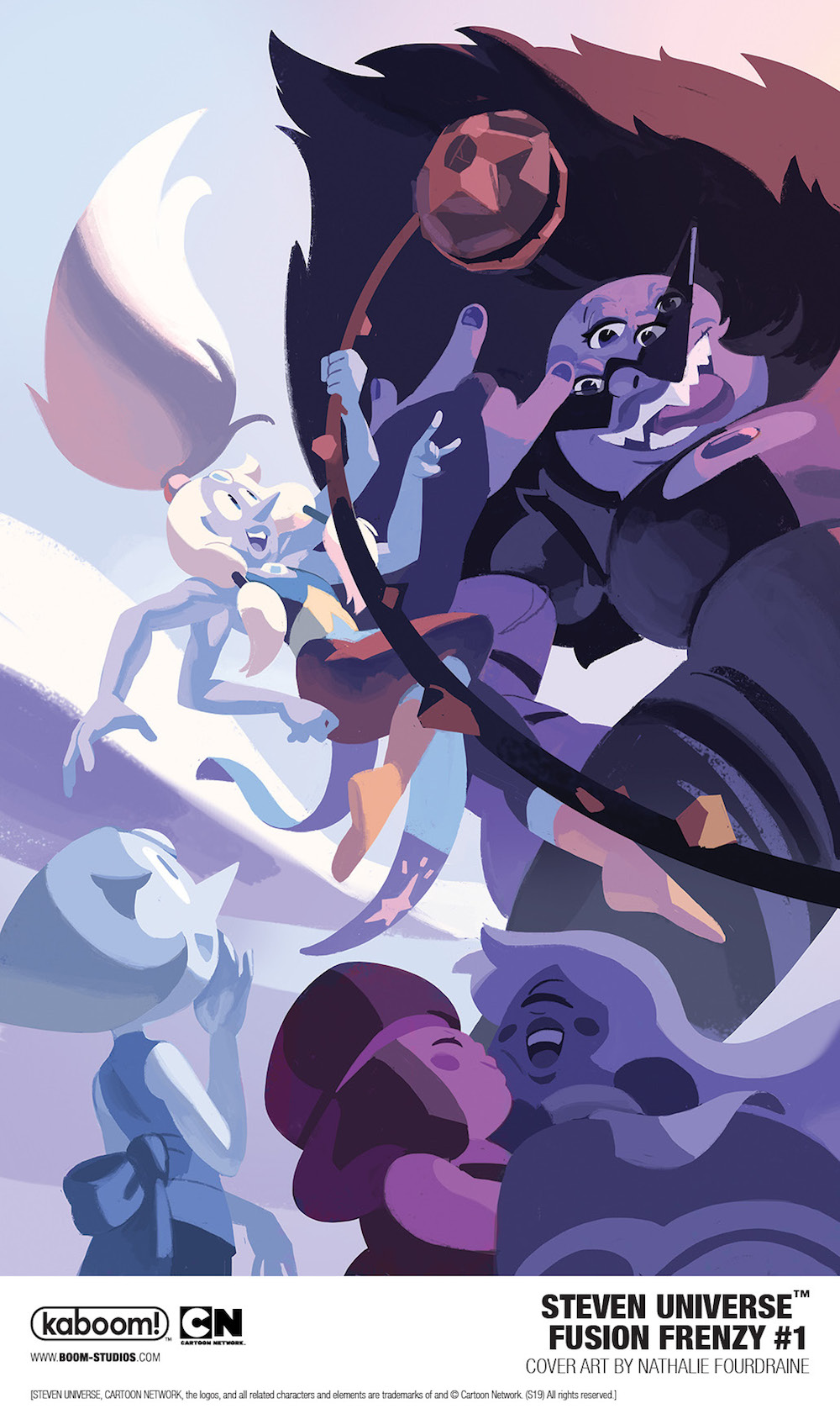 first look at "steven universe: fusion frenzy" #1