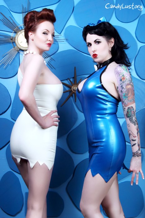 and Betty Rubble. have latex dresses and a number of modern tattoos in this...