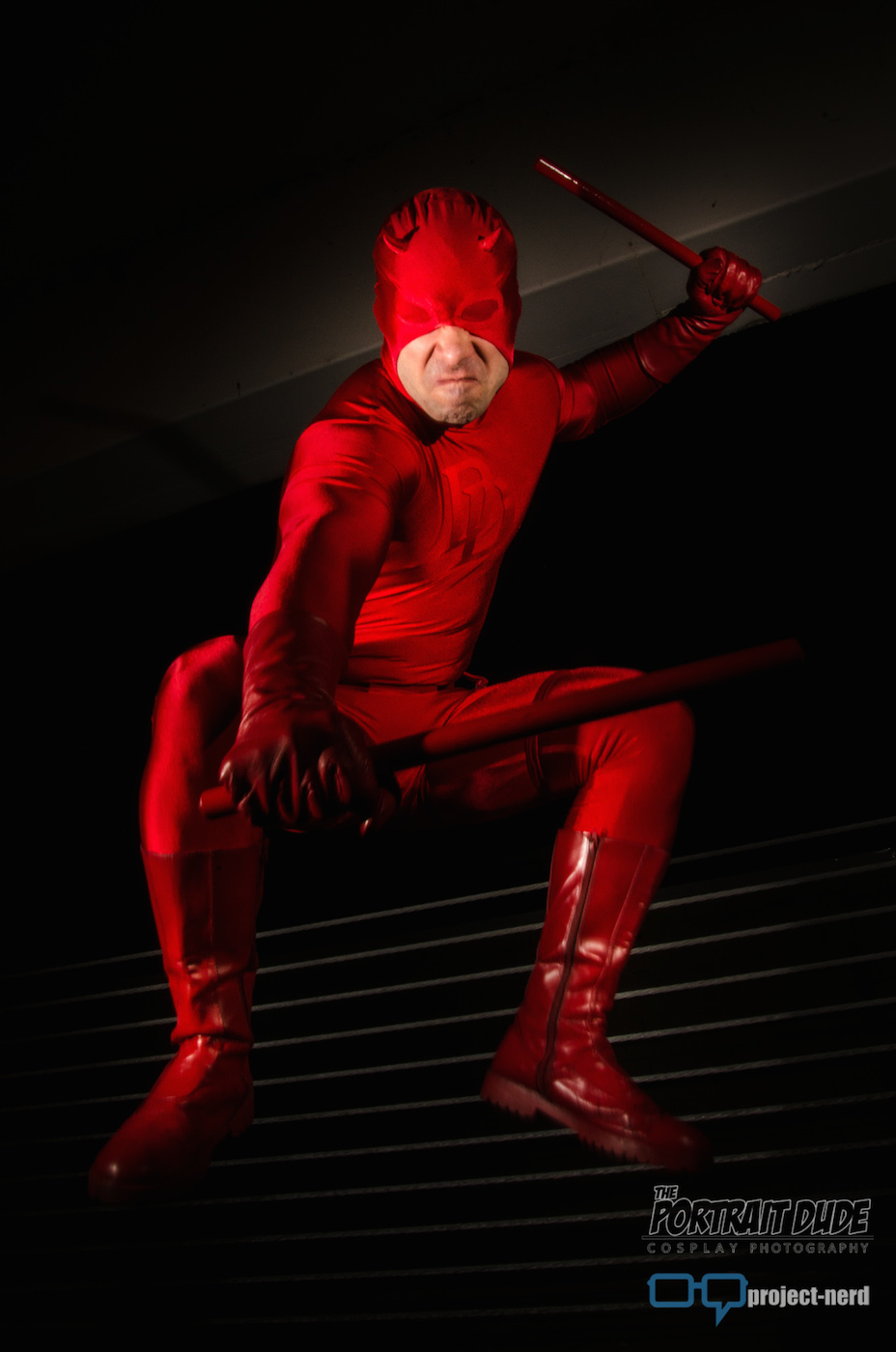 elektra cosplay and Daredevil