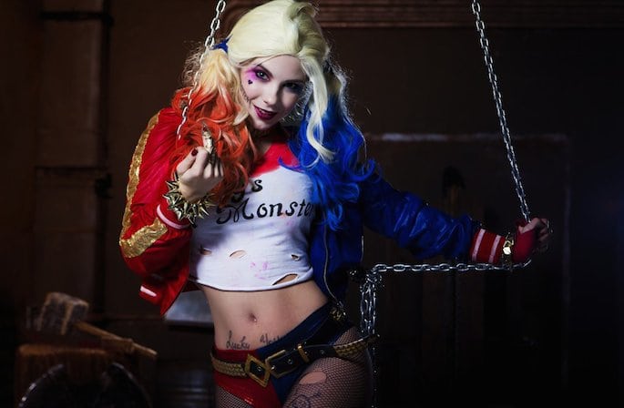 Alaiyaky Harley Donne Cosplay Costume,Suicide Squad Halloween