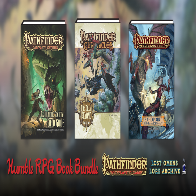 Giant Pathfinder Humble Bundle: Lost Omens Lore Archive