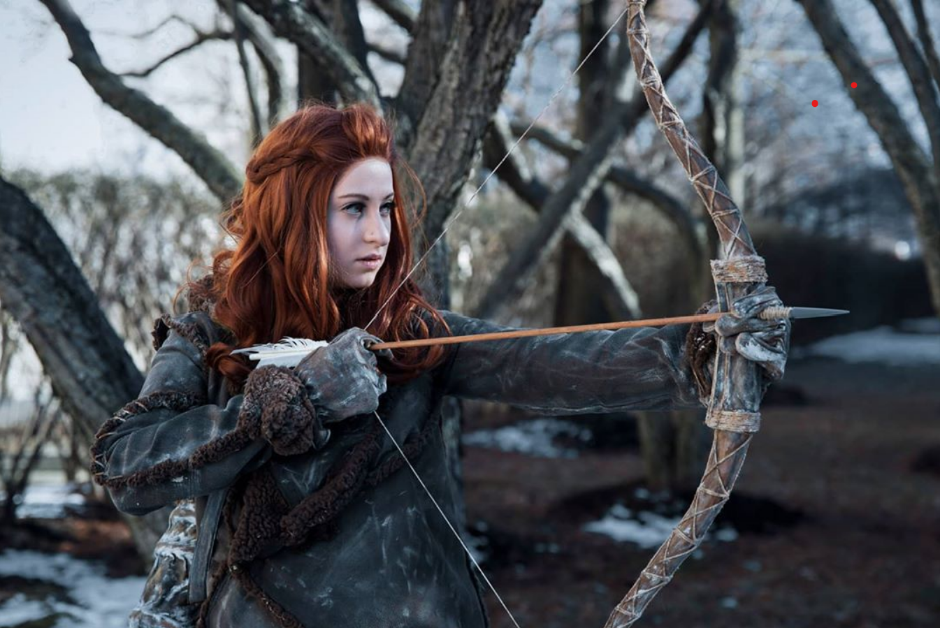 Ygritte the Wildling, Game of Thrones Cosplay, Bow Feature