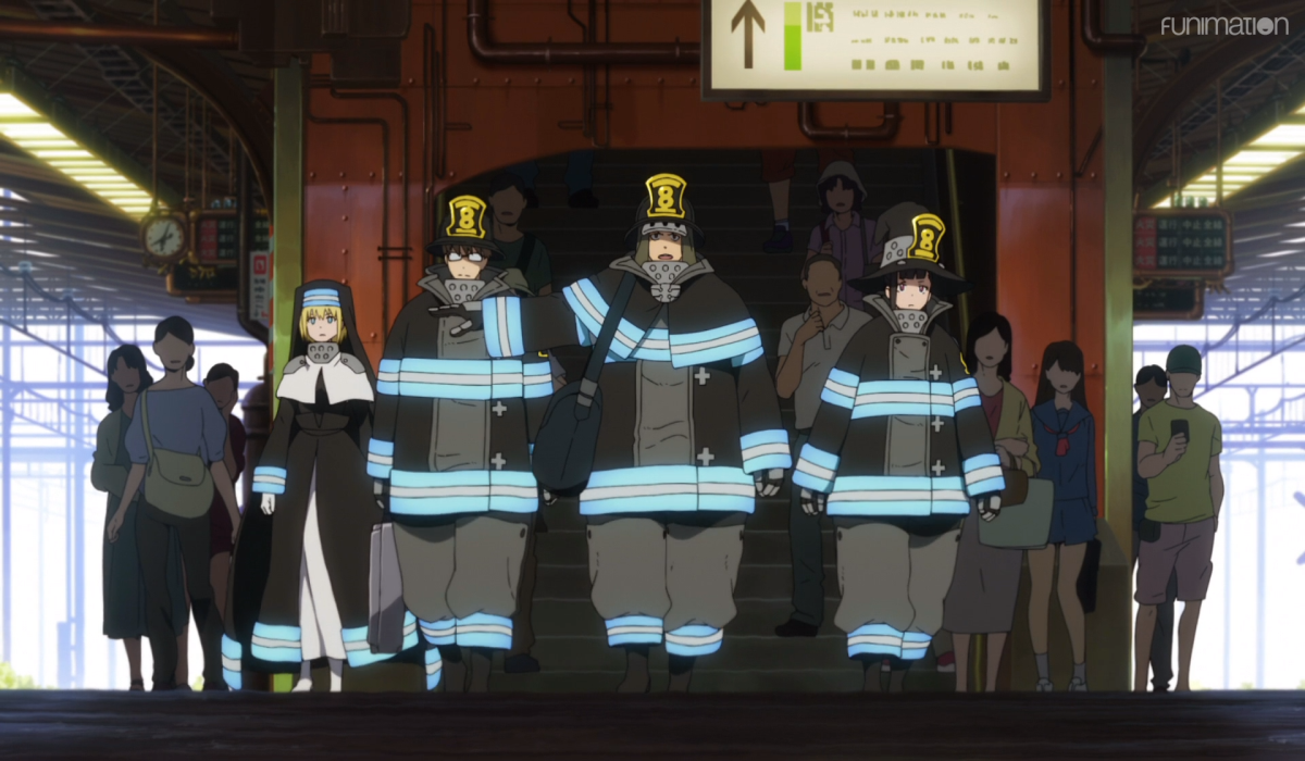 Character from fire force anime on Craiyon