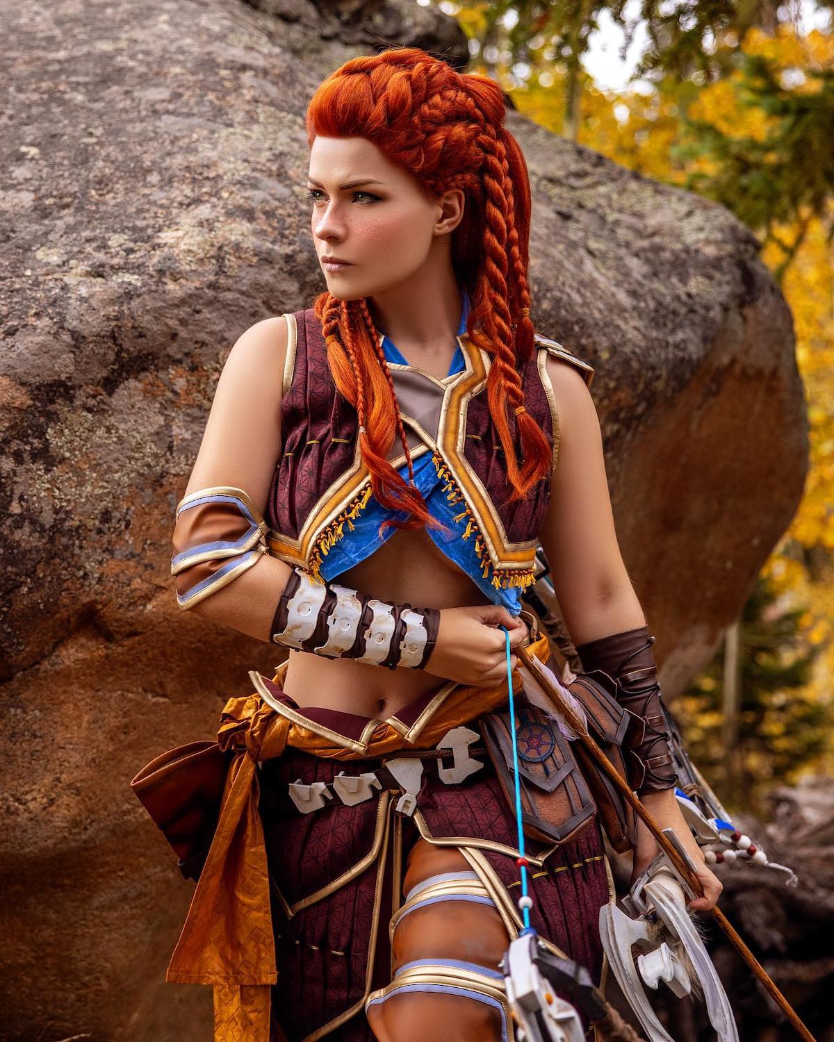 Stunning Cosplay of Aloy From HORIZON ZERO DAWN Created by