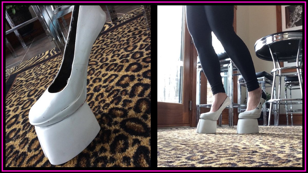 Hooves attached to shoes